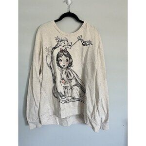 Disney Art of Snow White Screen Art Large Women's Sweatshirt Animation 2XL